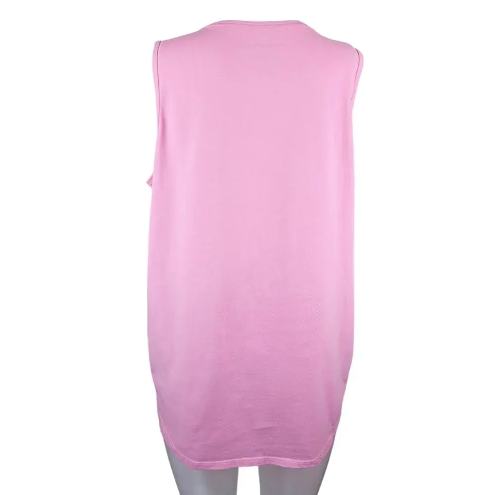 Life is Good Crusher Tee Pink Unlimited Smileage Tank Top XXL - Picture 3 of 5